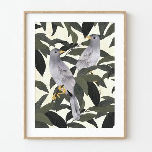 ilustración de palomas