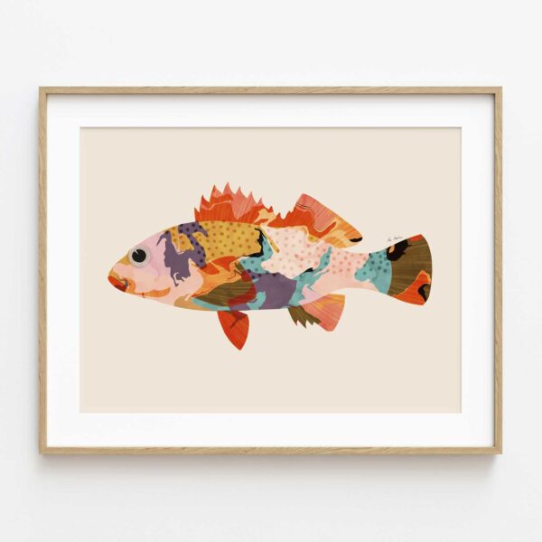 Ilustración "pez de colores"