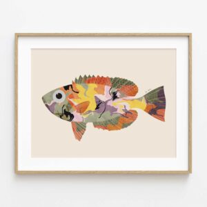 Ilustración pez de colores